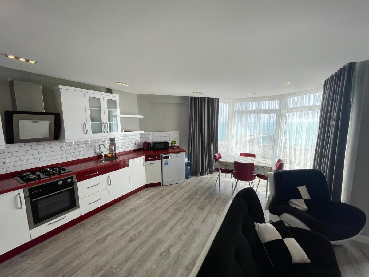 Sa Apartments! Beachfront Apartment With Sea View & Pool Alanya Exteriér fotografie