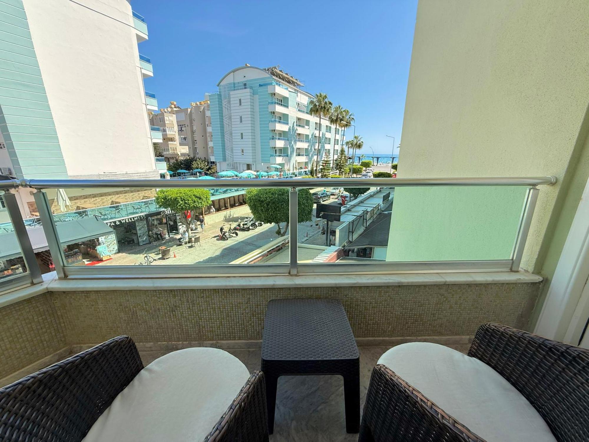 Sa Apartments! Beachfront Apartment With Sea View & Pool Alanya Exteriér fotografie