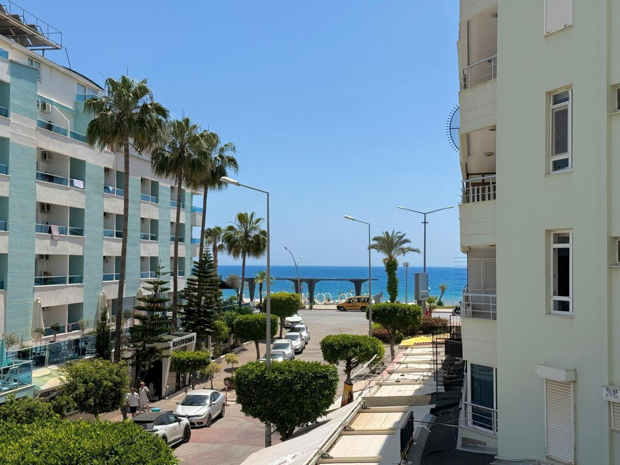 Sa Apartments! Beachfront Apartment With Sea View & Pool Alanya Exteriér fotografie