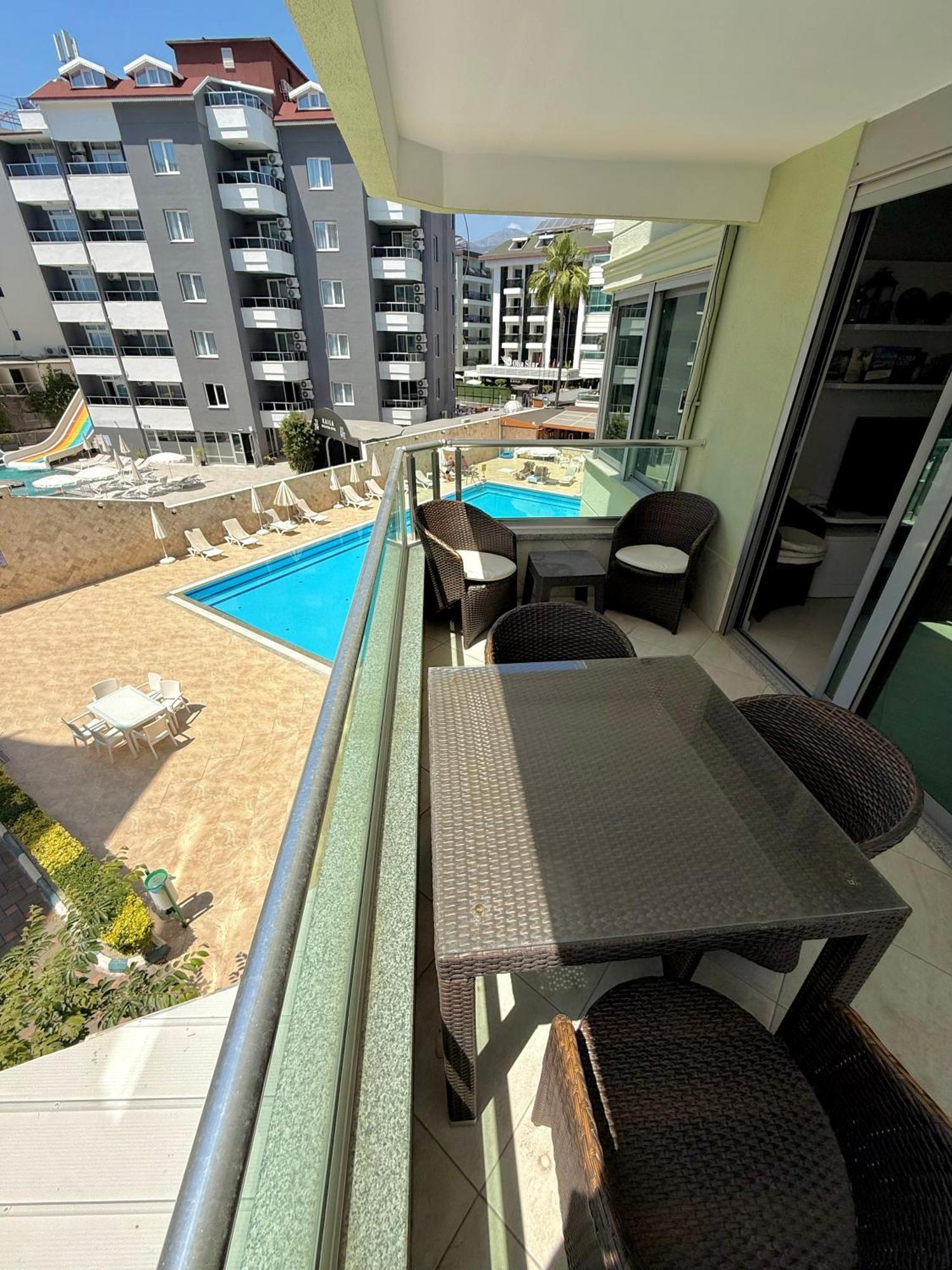 Sa Apartments! Beachfront Apartment With Sea View & Pool Alanya Exteriér fotografie